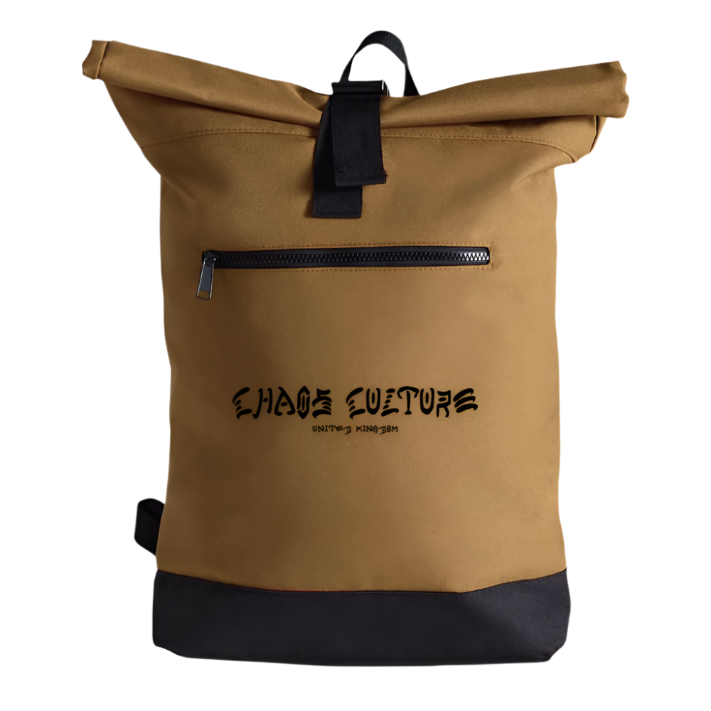 Skate Font Premium Roll-Top Backpack