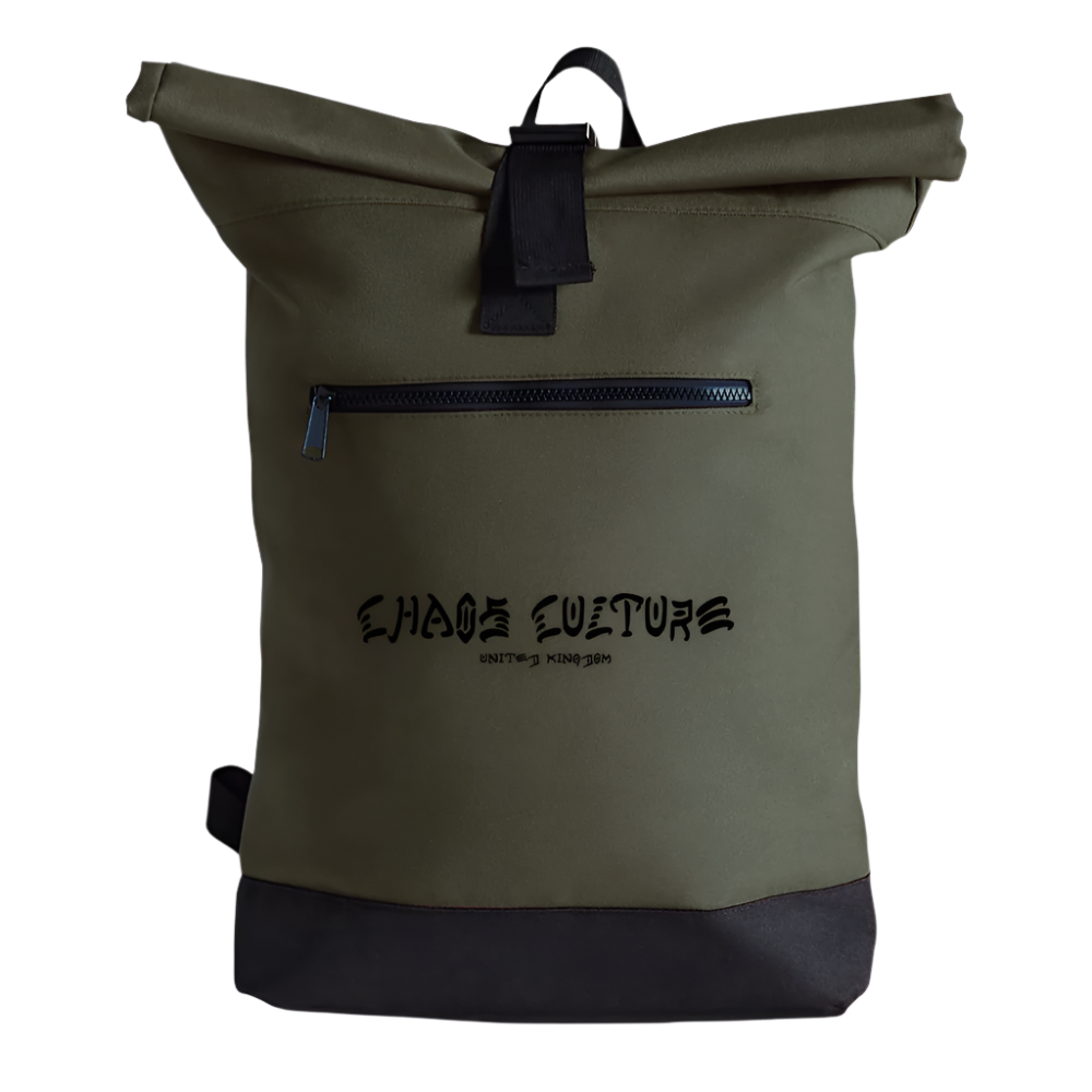 Skate Font Premium Roll-Top Backpack