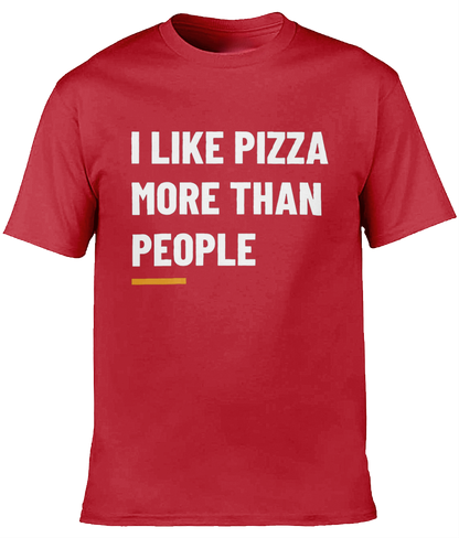 I like pizza more than people