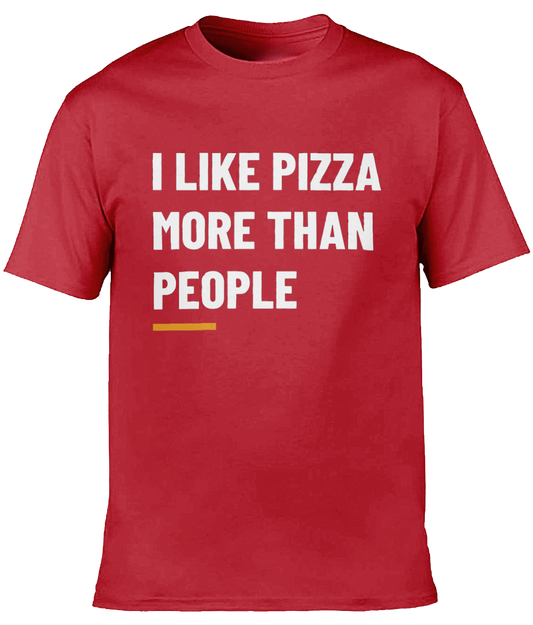 I like pizza more than people