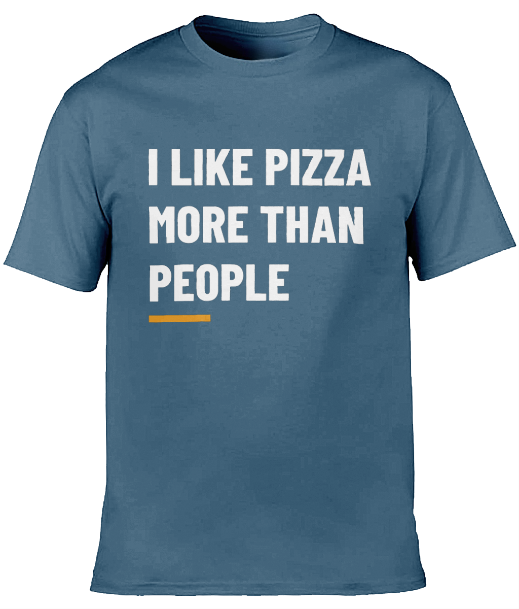 I like pizza more than people