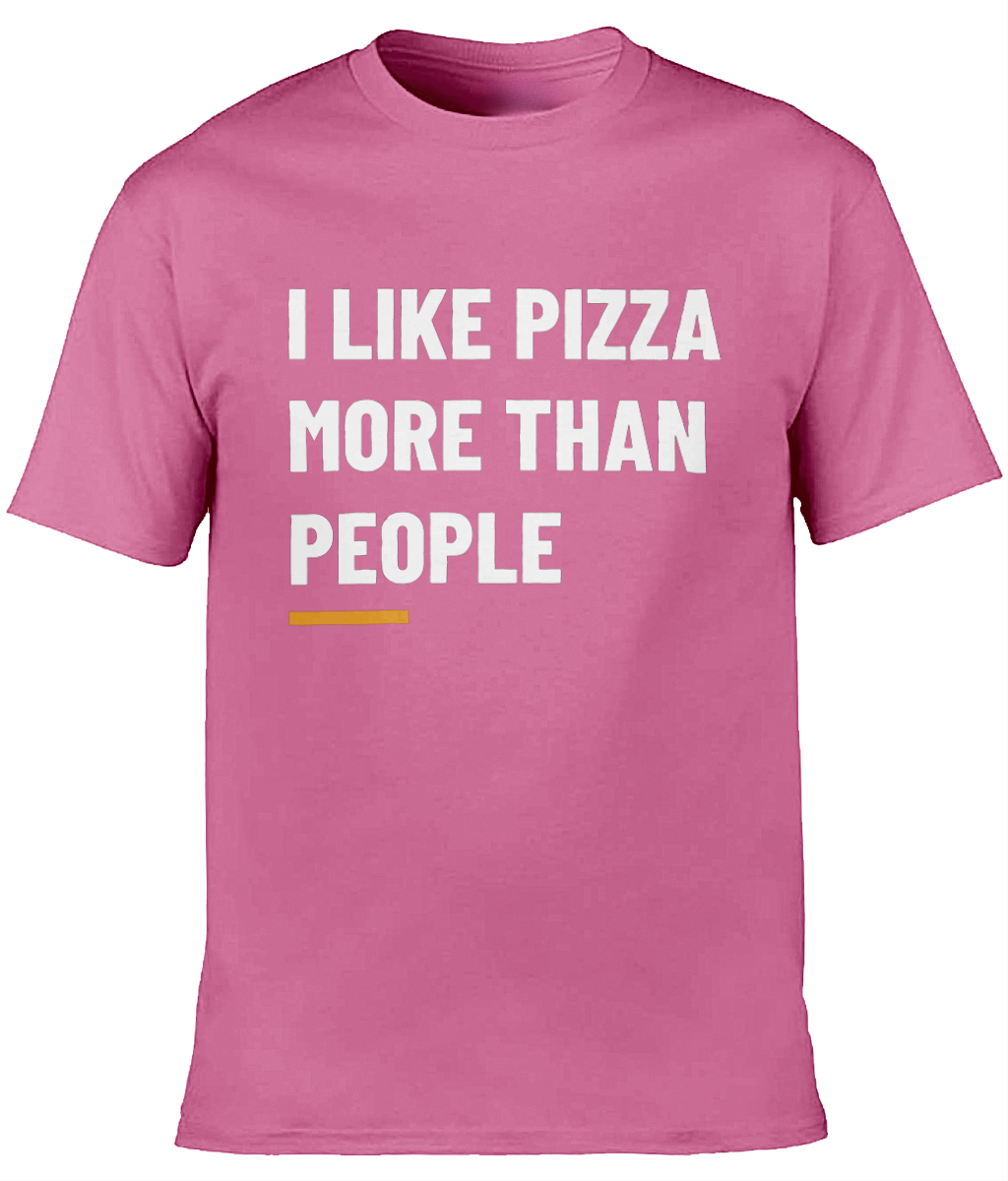 I like pizza more than people