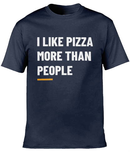 I like pizza more than people