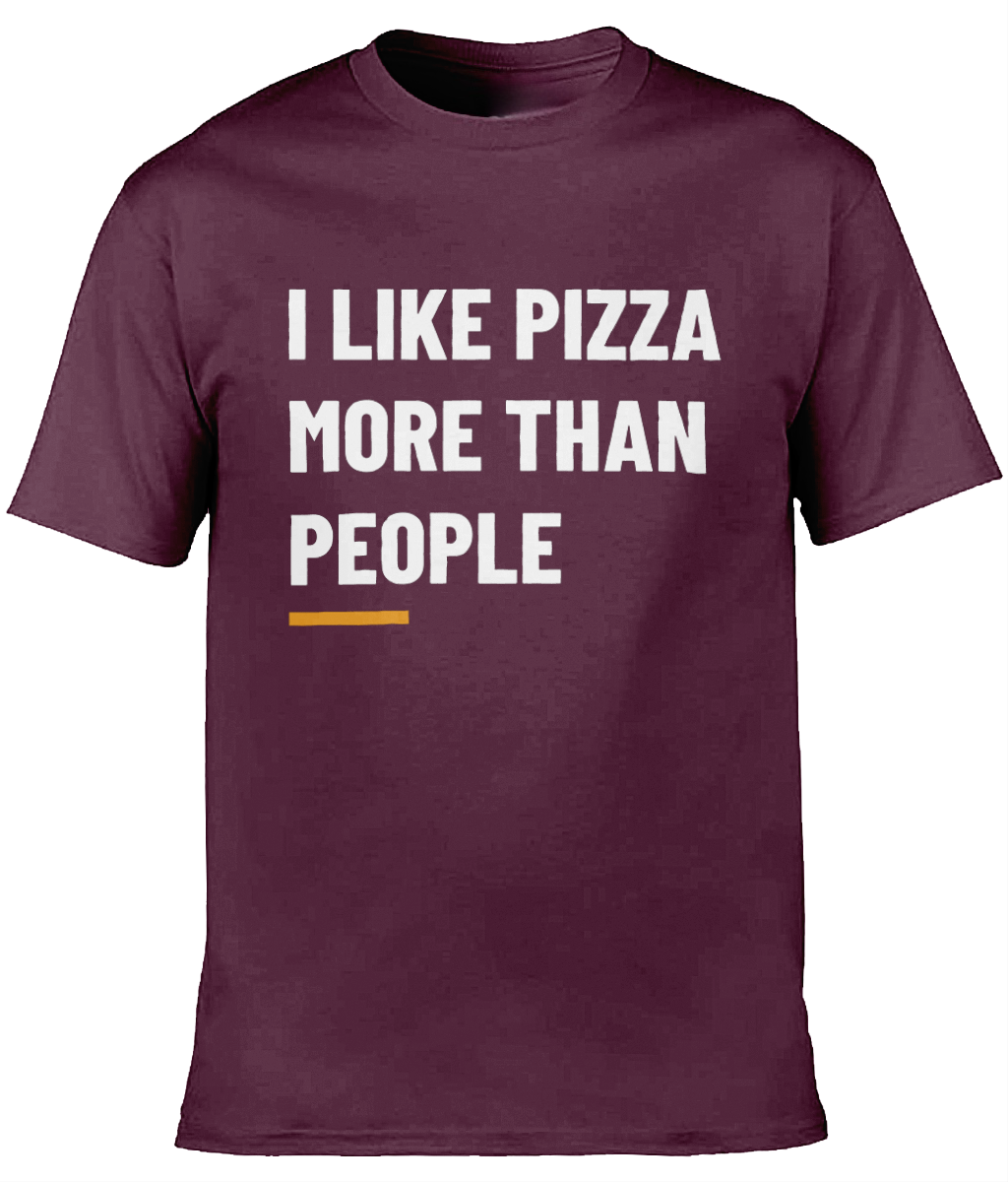 I like pizza more than people